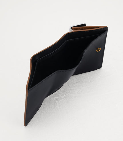 Lizard-Effect Leather Wallet
