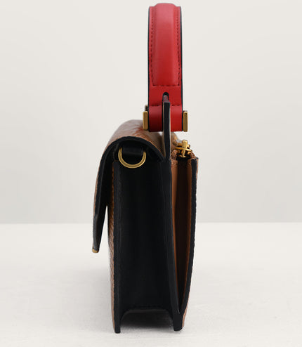 Lizard-Effect Leather Organiser