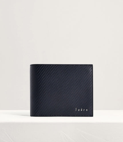 Leather Bi-Fold Flip Wallet