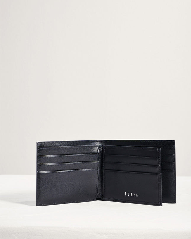 Leather Bi-Fold Flip Wallet