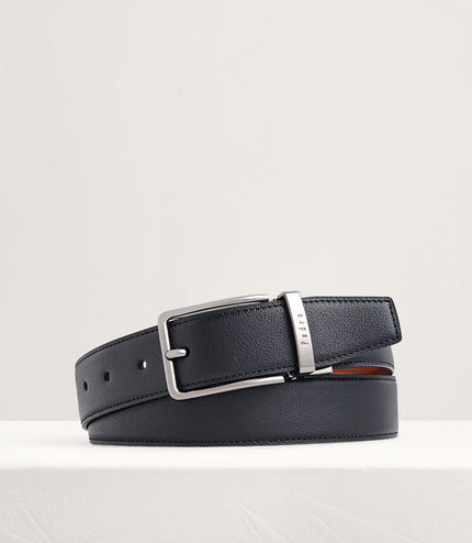 Reversible Leather Pin Belt