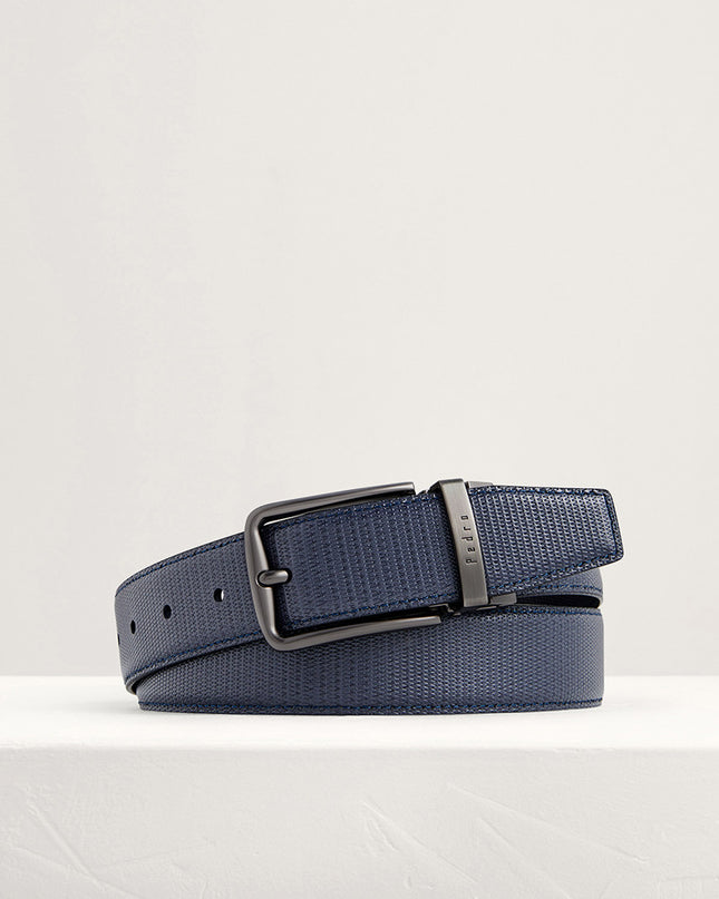 Reversible Leather Pin Belt