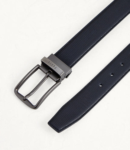 Reversible Leather Pin Belt
