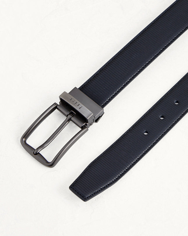 Reversible Leather Pin Belt