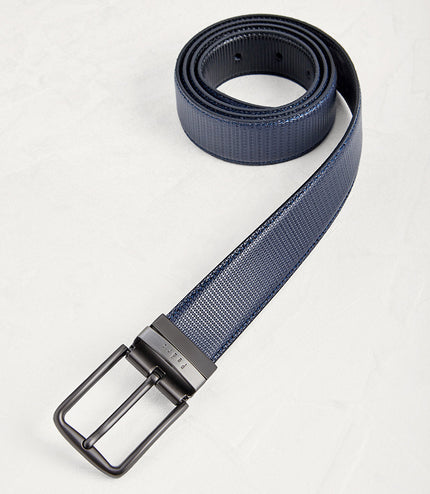 Reversible Leather Pin Belt