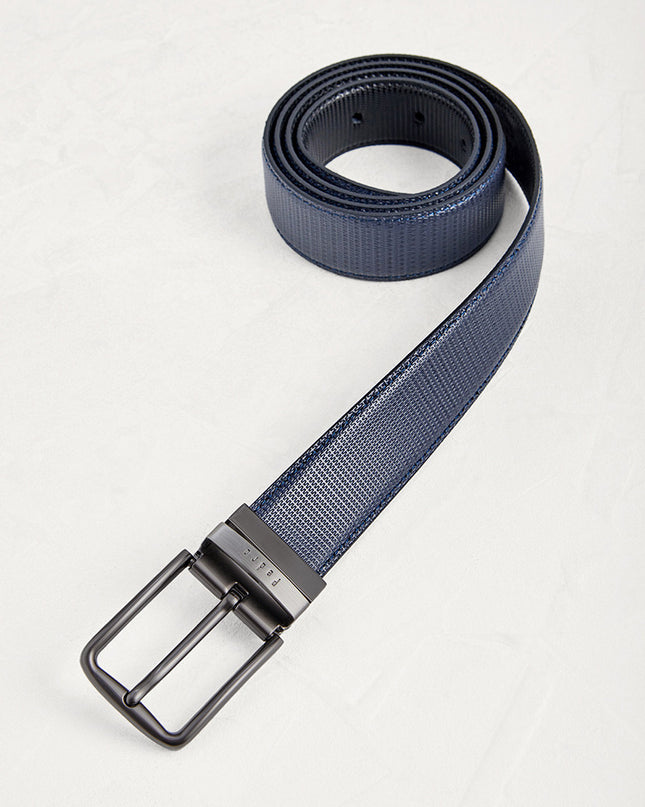 Reversible Leather Pin Belt