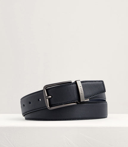 Reversible Leather Pin Belt