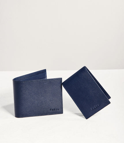 Leather Bi-Fold Wallet with Insert