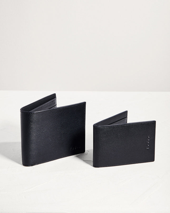 Leather Bi-Fold Wallet with Insert