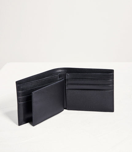 Leather Bi-Fold Wallet with Insert