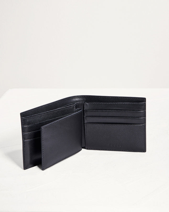 Leather Bi-Fold Wallet with Insert