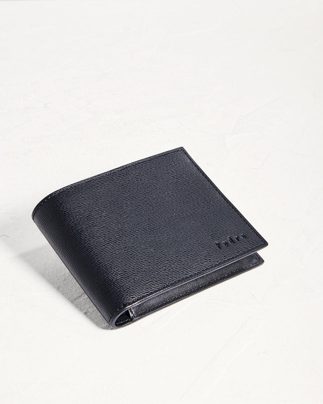 Leather Bi-Fold Wallet with Insert