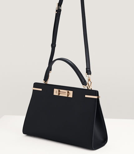Top Handle Leather Bag