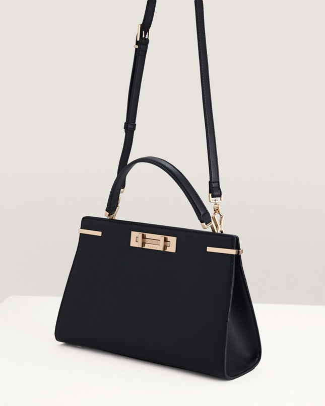 Top Handle Leather Bag