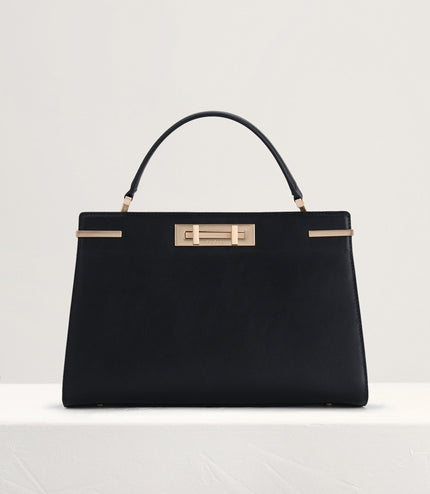 Top Handle Leather Bag