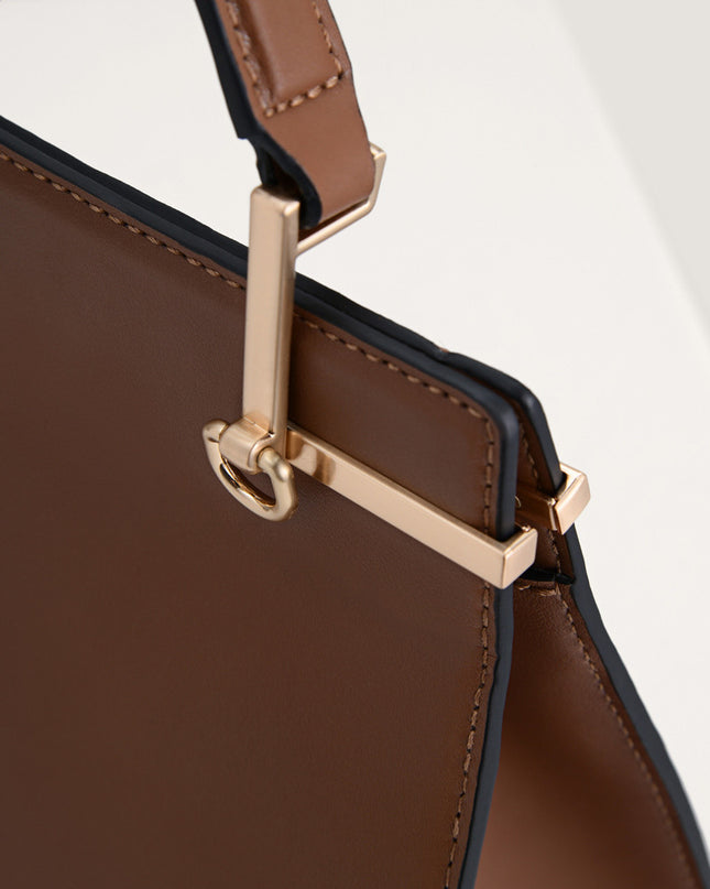 Top Handle Leather Bag