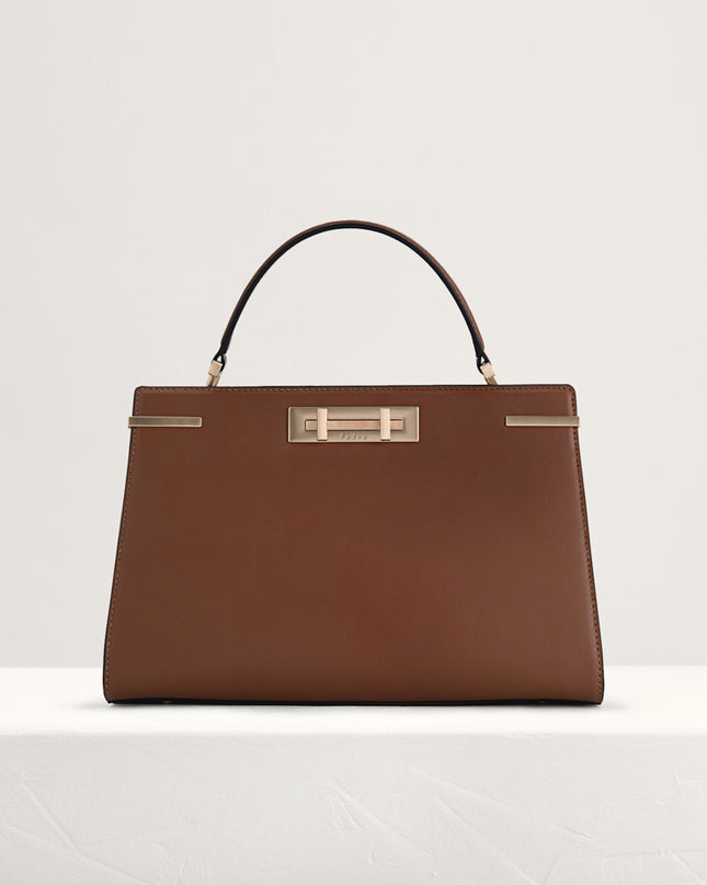 Top Handle Leather Bag