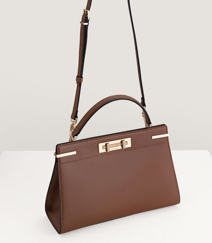 Top Handle Leather Bag