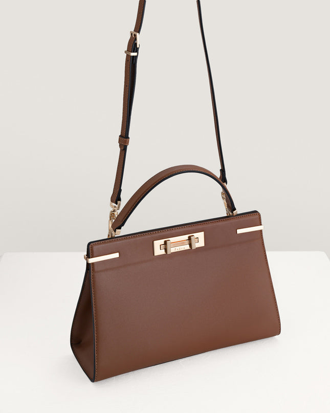 Top Handle Leather Bag