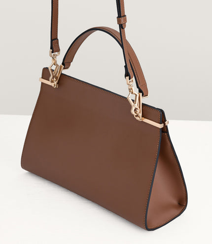 Top Handle Leather Bag