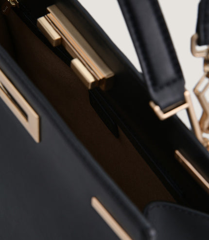 Top Handle Leather Bag