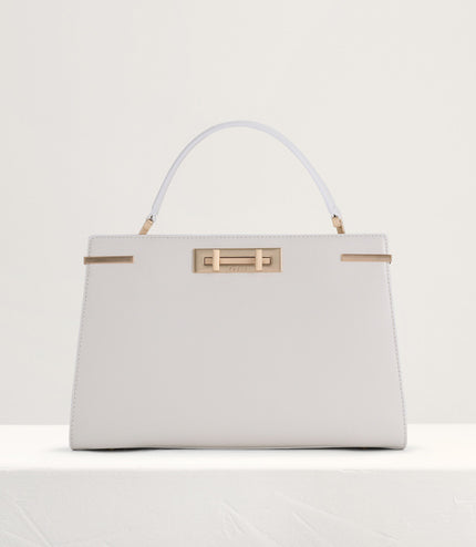 Top Handle Leather Bag