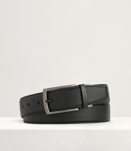 Leather Reversible Pin Belt