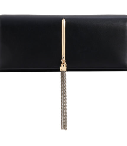 Long Clutch with Gem Tassel