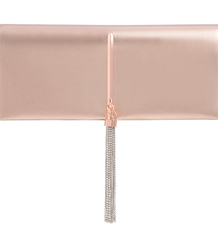 Long Clutch with Gem Tassel