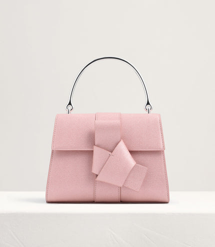 Knotted Detail Top Handle Bag