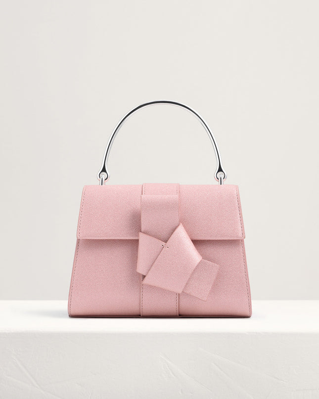 Knotted Detail Top Handle Bag