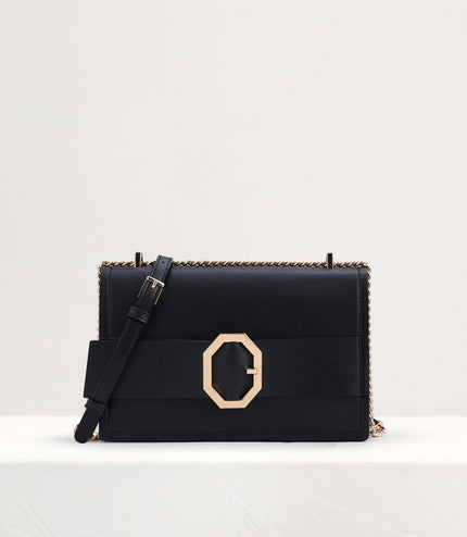 Chain Handle Shoulder Bag