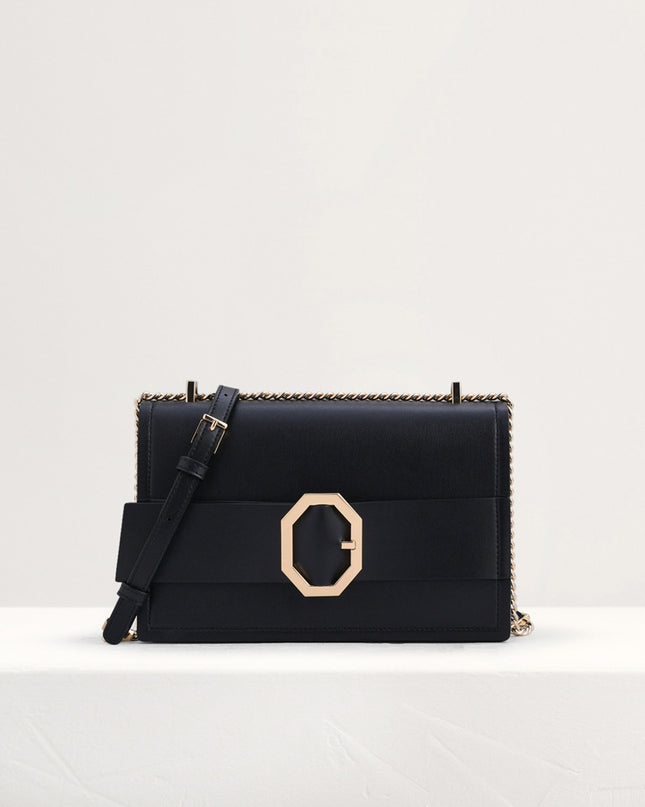 Chain Handle Shoulder Bag