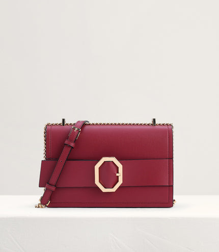 Chain Handle Shoulder Bag