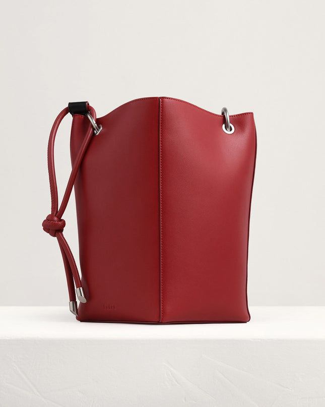 Rope Detail Paneled Hobo Bag