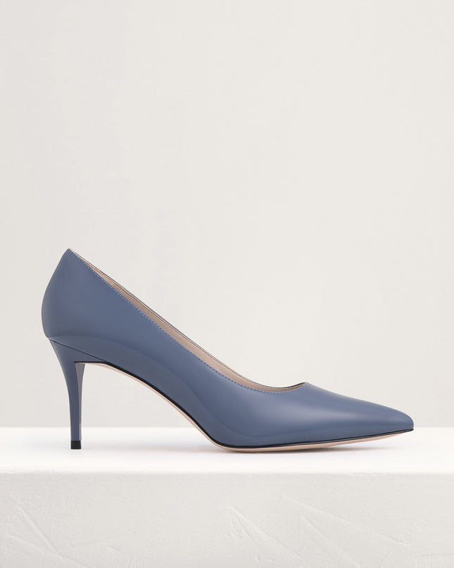 Pointed Toe Leather Pumps