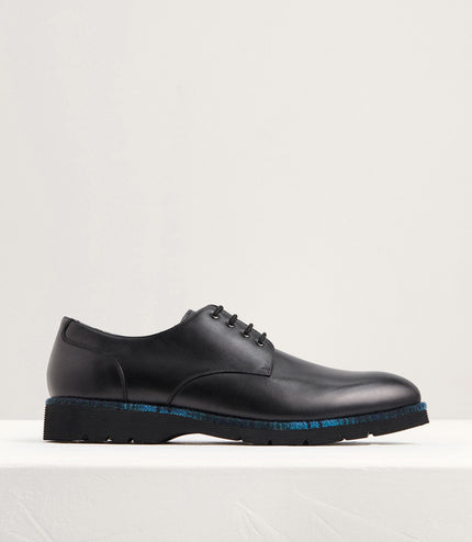 Welt Detail Leather Derby Shoe