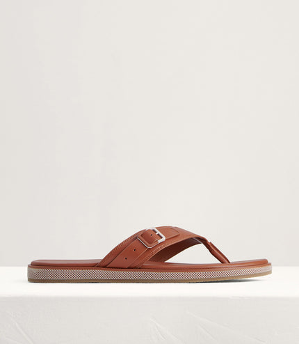 Buckle Detail Thong Sandals