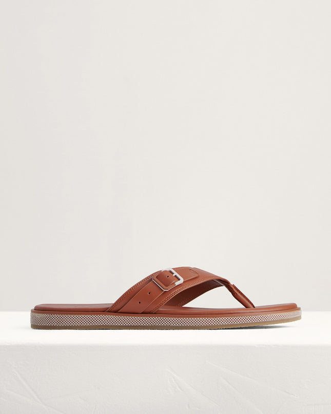 Buckle Detail Thong Sandals