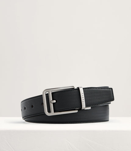 Leather Reversible Pin Belt