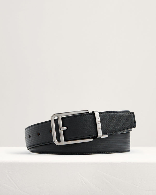 Leather Reversible Pin Belt