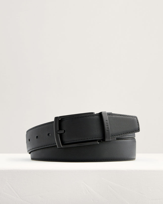Leather Reversible Pin Belt