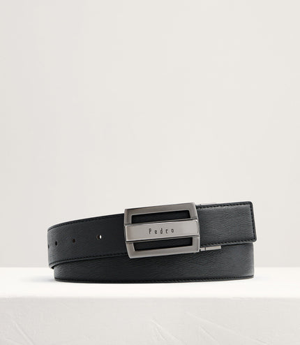 Leather Reversible Tang Belt