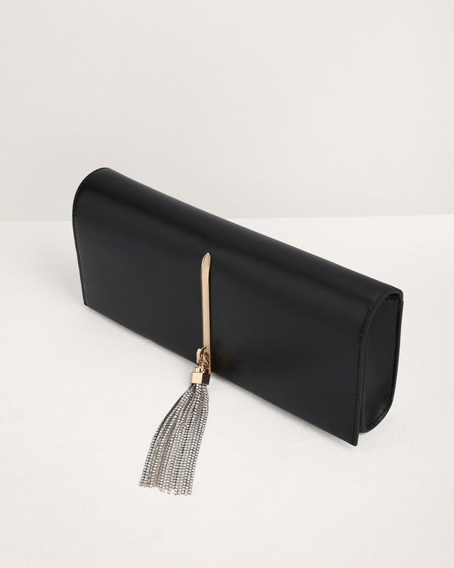 Long Clutch with Gem Tassel