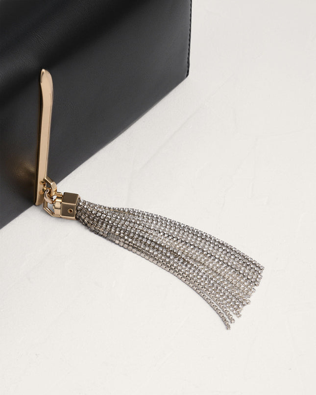 Long Clutch with Gem Tassel