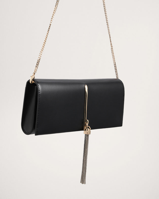 Long Clutch with Gem Tassel