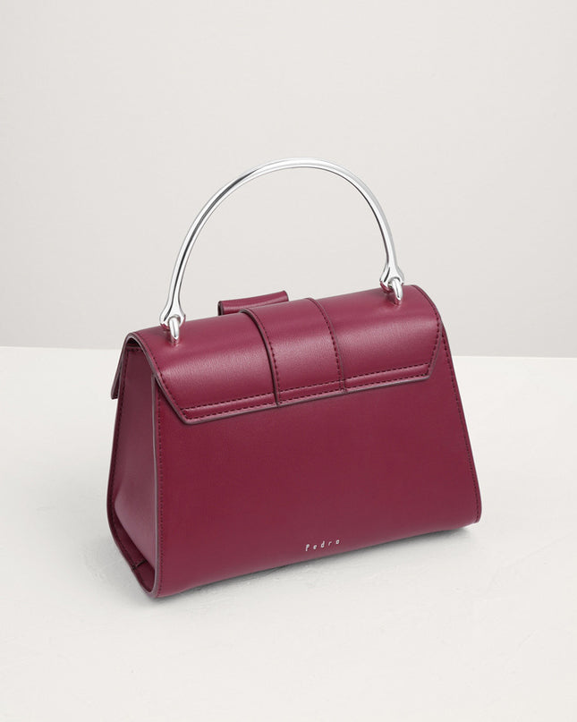Knotted Detail Top Handle Bag