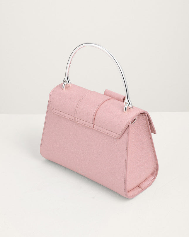Knotted Detail Top Handle Bag