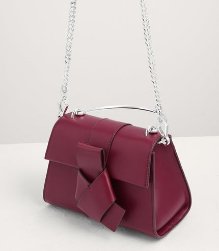 Knotted Detail Top Handle Bag
