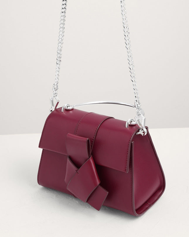 Knotted Detail Top Handle Bag